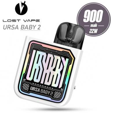 Pod система Lost Vape - Ursa Baby 2 Pod Kit 900mah (Tech White Fancy Maze) - фото 1