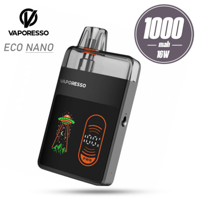 Под система Vaporesso - ECO NANO Pro Pod Kit 1000mah (Black) - фото 1