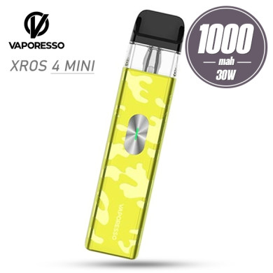 Под система Vaporesso - XROS 4 Mini 1000mah (Camo Yellow) - фото 1