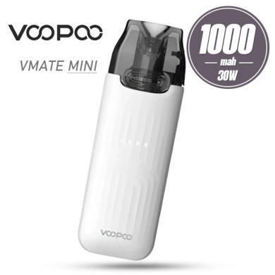 Под система VooPoo - VMATE Mini Pod Kit 1000mah (Pure White) - фото 1