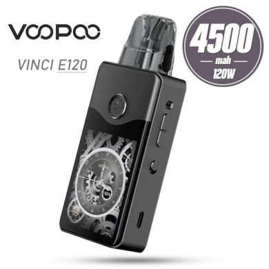 Pod система VooPoo - Vinci E120 Pod Kit 4500mah (Spray Black) - фото 1