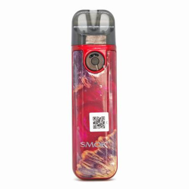 Под система Smok - Novo 4 Mini Pod Kit 900mah (Red Stabilizing Wood) - фото 1