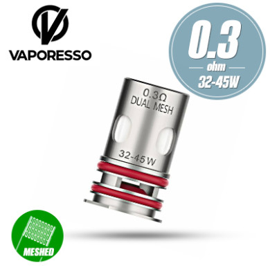 Испаритель Vaporesso - GTX Dual Mesh Coil 0.3Ω - фото 1