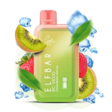 Одноразка Elf Bar - BC10000 (Strawberry Kiwi Ice) ⟳⚡ 650mAh 50mg - фото 1