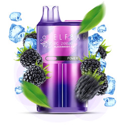 Одноразовый под Elf Bar - BC20000 (Blackberry Ice) ⟳⚡ 850mAh 50mg