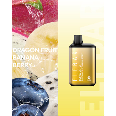 Одноразка Elf Bar - BC5000 Ultra (Dragon Fruit Banana Berry) ⟳⚡ 650mAh 50mg - фото 1