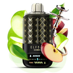 Одноразовый под Elf Bar - COMBO 20000 (Green Apple & Double Apple Shisha) 