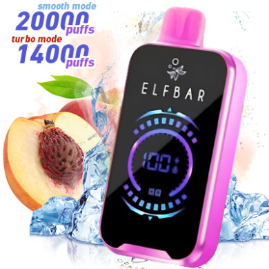 Одноразка Elf Bar - RAYA D2 (Peach Ice) ⟳⚡800mAh 50mg - фото 1