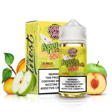 Жидкость для электронных сигарет Finest Sweet and Sour - Apple Peach Sour 100 ml 3 mg - фото 1