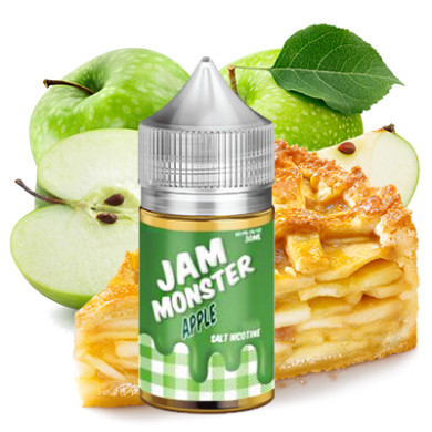 Рідина для електронних сигарет на основі сольового нікотину Jam Monster - Apple Salt 30ml 48mg - фото 1