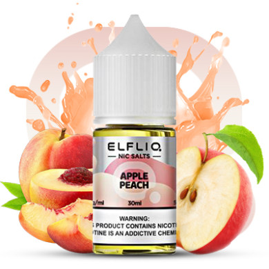Жидкость ELFLIQ Nic Salts - Apple Peach 30ml 50mg - фото 1
