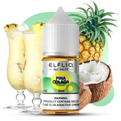 Жидкость ELFLIQ Nic Salts - Pina Colada 30ml 50mg - фото 1