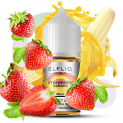 Жидкость ELFLIQ Nic Salts - Strawberry Banana 30ml 50mg Жидкость ELFLIQ Nic Salts - Strawberry Banana 30ml 50mg