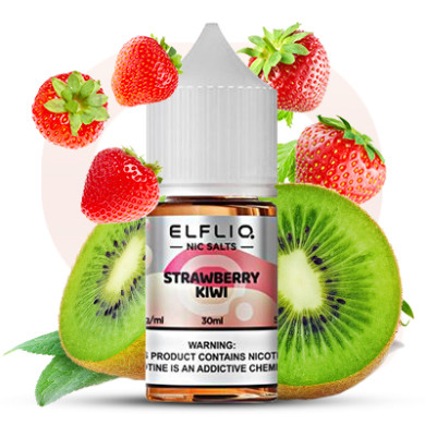 Рідина ELFLIQ Nic Salts - Strawberry Kiwi 30ml 50mg - фото 1