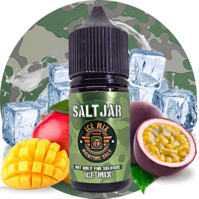 Рідина для електронних сигарет на основі сольового нікотину Salt Jar - Ice Mix 30ml 30mg - фото 1