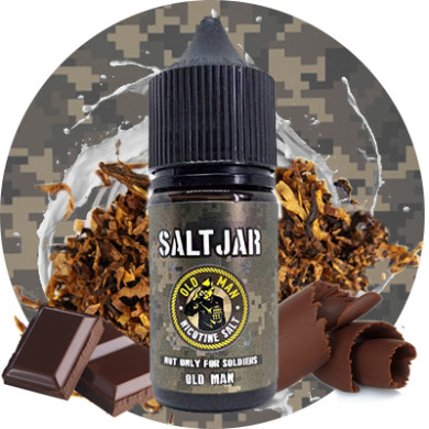 Жидкость для электронных сигарет на основе солевого никотина Salt Jar - Old Man 30ml 50mg - фото 1