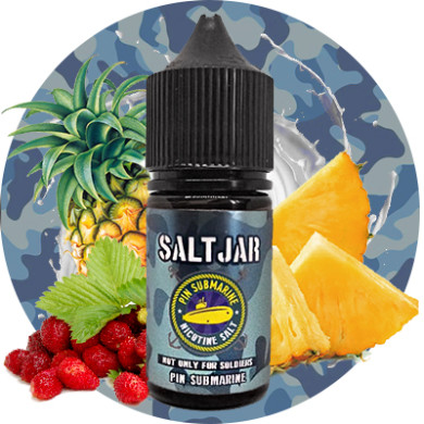 Жидкость для электронных сигарет на основе солевого никотина Salt Jar - Pin Submarine 30ml 50mg - фото 1