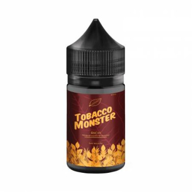 Рідина для електронних сигарет на основі нікотину сольового Tobacco Monster - Rich Salt 30ml 48mg - фото 1