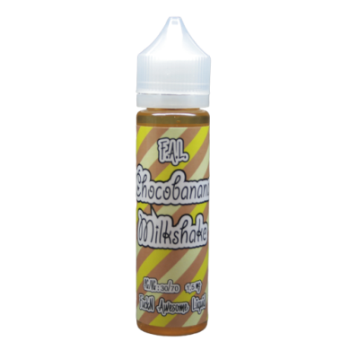 Жидкость для электронной сигареты FuckN Awesome Liquid - Chocobanana Milkshake 0mg 60ml - фото 1