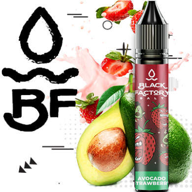 Рідина Black Factory - Avocado Strawberry 30ml 50mg - фото 1