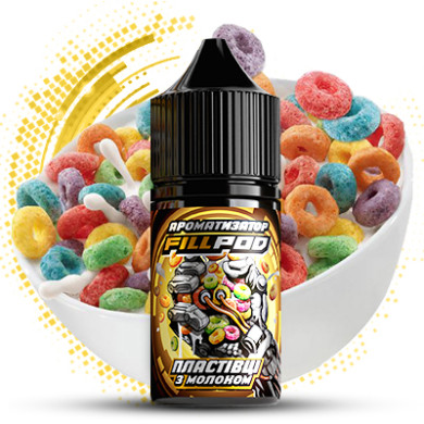 Рідина Fill Pod - Пластівці з молоком 30ml 30mg - фото 1