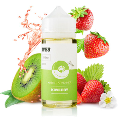 Жидкость WES - Kiwerry 100ml 6mg - фото 1