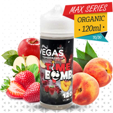 Жидкость для электронных сигарет Vegas - Time Bomb 120ml 0mg - фото 1