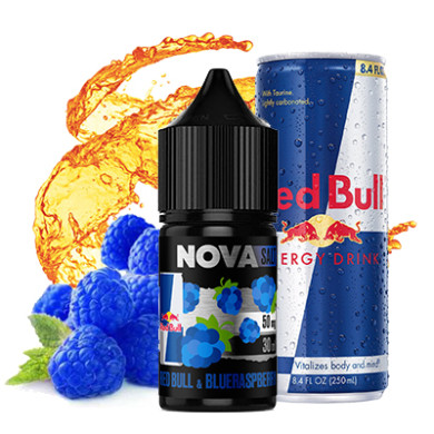 Жижа для вейпа NOVA - Red Bull Blue Raspberry Salt 30ml 65mg - фото 1