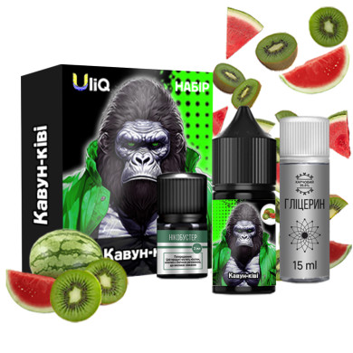 Набор для самозамеса Uliq - Арбуз Киви 30ml 50mg - фото 1