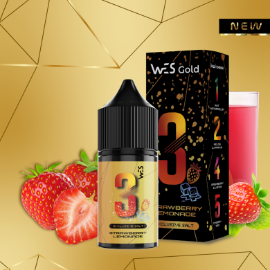 Набір для самозамісу Wes - {Gold} 3 Strawberry Lemonade 30ml 50mg - фото 1
