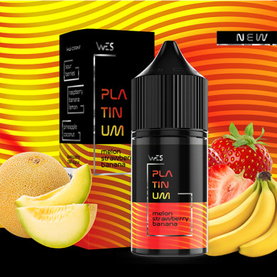 Набір для самозамісу Wes - {Platinum} Melon Strawberry Banana 30ml 50mg - фото 1