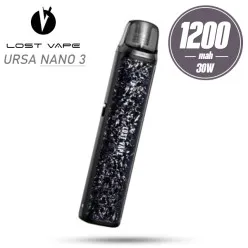 Pod система Lost Vape - Ursa Nano 3 Pod Kit 1200mah (Glacial Black)