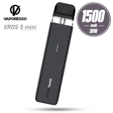 Pod система Vaporesso - XROS 5 Mini Pod Kit 1500mah (Carbon Black) - фото 1