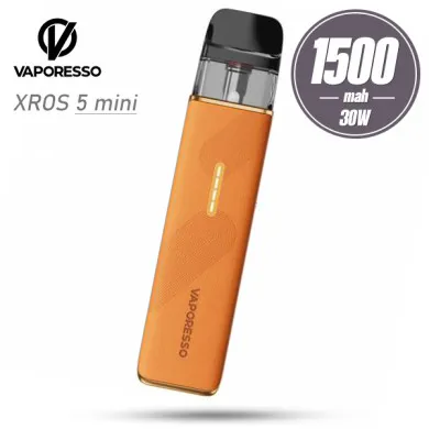 Pod система Vaporesso - XROS 5 Mini Pod Kit 1500mah (Retro Orange) - фото 1