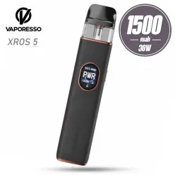 Pod система Vaporesso - XROS 5 Pod Kit 1500mah (Black Leather)