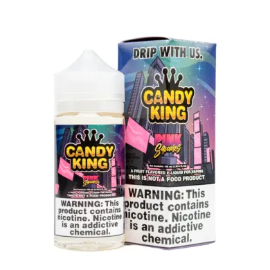 Жидкость для электронной сигареты Candy King - Pink Squares 3 mg 100 ml - фото 1