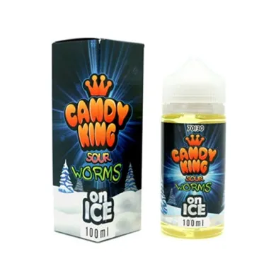 Жидкость для электронных сигарет Candy King - Sour Worms 3 mg 100 ml - фото 1