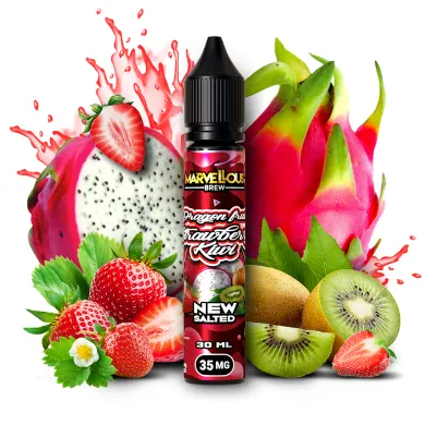 Жидкость Marvellous - Dragon Fruity Strawberry Kiwi 30ml 35mg - фото 1