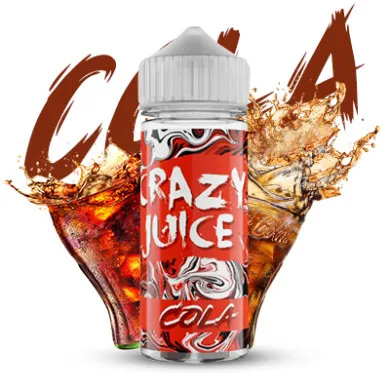 Жидкость для электронных сигарет Crazy Juice - Cola 120ml 0mg - фото 1