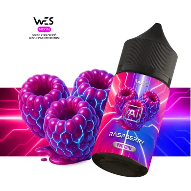 Набір для самозамісу Wes - {AI Neon} Raspberry 30ml 50mg - фото 1