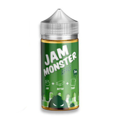 Жидкость для электронных сигарет Jam Monster - Apple 3mg 100ml - фото 1