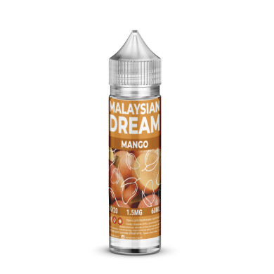 Жидкость для электронных сигарет Malaysian Dream - Mango 1.5mg 60ml - фото 1