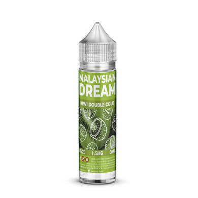 Жидкость для электронных сигарет Malaysian Dream - Kivi Double Cold 1.5mg 60ml - фото 1
