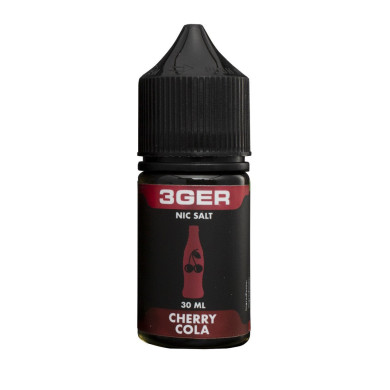 Жидкость для электронных сигарет на основе солевого никотина 3Ger Salt - Cherry Cola 35 mg 30 ml - фото 1