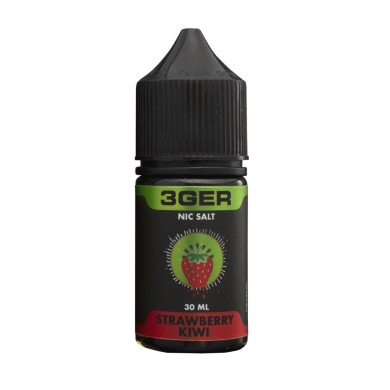 Рідина для електронних сигарет на основі сольового нікотину 3Ger Salt - Strawberry Kiwi 35 mg 30 ml - фото 1