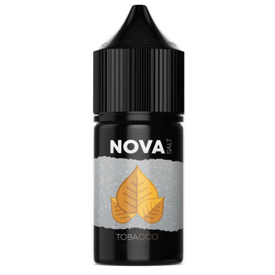 Рідина для електронних сигарет на основі нікотину сольового NOVA Salt - Tobacco 30 ml 25 mg - фото 1