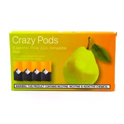 Сменный картридж Crazy Pods - Cartridge Pear 0.7ml 50mg (4 шт) Сменный картридж Crazy Pods - Cartridge Pear 0.7ml 50mg (4 шт)