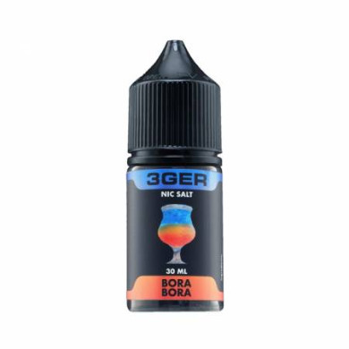 Рідина для електронних сигарет на основі сольового нікотину 3Ger Salt - Bora Bora 25 mg 30 ml - фото 1