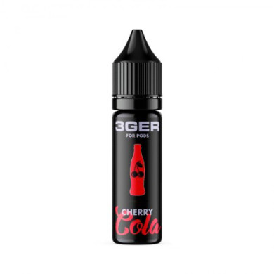 Жидкость для электронных сигарет на основе солевого никотина 3Ger Salt - Cherry Cola 50 mg 15 ml - фото 1