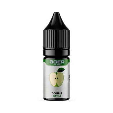 Рідина для електронних сигарет на основі сольового нікотину 3Ger Salt - Double Apple 50 mg 10 ml - фото 1